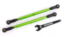 Traxxas Styrstag Alu Grön X-MAXX WideMAXX (2) Traxxas Styrstag Alu Grön X-MAXX WideMAXX (2)