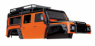 Traxxas Kaross Land Rover Defender Orange Komplett Traxxas Kaross Land Rover Defender Orange Komplett
