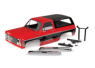 Traxxas Kaross Chevy Blazer '79 Röd Komplett Clipless Traxxas Kaross Chevy Blazer '79 Röd Komplett Clipless