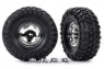 Traxxas Däck & Fälg 2,2" Canyon Trail / Krom med Navkapslar (Kräver Hjulaxel #8255A) Traxxas Däck & Fälg 2,2" Canyon Trail / Krom med Navkapslar (Kräver Hjulaxel #8255A)