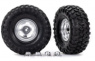 Traxxas Däck & Fälg 2,2" Canyon Trail / Matt Krom med Navkapslar (Kräver Hjulaxel #8255A) Traxxas Däck & Fälg 2,2" Canyon Trail / Matt Krom med Navkapslar (Kräver Hjulaxel #8255A)