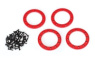 Traxxas Beadlock Ringar 1.9' Alu Röd (4) Traxxas Beadlock Ringar 1.9' Alu Röd (4)