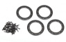 Traxxas Beadlock Ringar 1.9' Alu Svart (4) Traxxas Beadlock Ringar 1.9' Alu Svart (4)