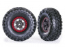 Traxxas Däck & Fälg Canyon Trail/TRX-4 Svart 2.2" Röd (2) Traxxas Däck & Fälg Canyon Trail/TRX-4 Svart 2.2" Röd (2)