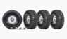 Traxxas Däck & Fälg 1.9" Crawler 8-Hole Resto-Mod Traxxas Däck & Fälg 1.9" Crawler 8-Hole Resto-Mod