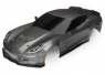 Traxxas  Kaross Chevrolet Corvette Z06 Grå Målad Traxxas  Kaross Chevrolet Corvette Z06 Grå Målad