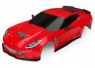 Traxxas  Kaross Chevrolet Corvette Z06 Röd Målad Traxxas  Kaross Chevrolet Corvette Z06 Röd Målad