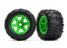 Traxxas Däck & Fälg Talon EXT/Carbide Grön 3.8' (2) Traxxas Däck & Fälg Talon EXT/Carbide Grön 3.8' (2)