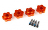 Traxxas Fälgnav Alu Orange (4) Maxx Traxxas Fälgnav Alu Orange (4) Maxx