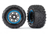 Traxxas Däck & Fälg Maxx/Svart/Blå (17mm) 2,8" TSM (2) Traxxas Däck & Fälg Maxx/Svart/Blå (17mm) 2,8" TSM (2)