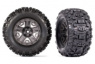 Traxxas Däck & Fälg Sledgehammer/ Grafitgrå 2.8" TSM (2) Traxxas Däck & Fälg Sledgehammer/ Grafitgrå 2.8" TSM (2)