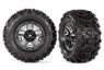 Traxxas Däck & Fälg Sledgehammer/Black Chrome 2,8" TSM (2) Traxxas Däck & Fälg Sledgehammer/Black Chrome 2,8" TSM (2)