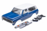 Traxxas Kaross Chevy Blazer '72 Blå/Vit Clipless Komplett Traxxas Kaross Chevy Blazer '72 Blå/Vit Clipless Komplett