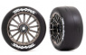 Traxxas Däck & Fälg 2.0" Touring Slicks Fram (2) 4-Tec 3.0 Traxxas Däck & Fälg 2.0" Touring Slicks Fram (2) 4-Tec 3.0