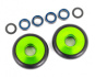 Traxxas Hjul Set Alu Grön Wheelie Bar Drag Slash Traxxas Hjul Set Alu Grön Wheelie Bar Drag Slash