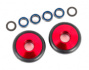 Traxxas Hjul Set Alu Röd Wheelie Bar Drag Slash Traxxas Hjul Set Alu Röd Wheelie Bar Drag Slash