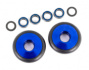 Traxxas Hjul Set Alu Blå Wheelie Bar Drag Slash Traxxas Hjul Set Alu Blå Wheelie Bar Drag Slash