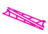 Traxxas Sidoplattor Wheelie Bar Alu Rosa  Drag Slash Traxxas Sidoplattor Wheelie Bar Alu Rosa  Drag Slash