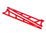 Traxxas Sidoplattor Wheelie Bar Alu Röd  Drag Slash Traxxas Sidoplattor Wheelie Bar Alu Röd  Drag Slash