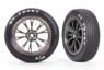 Traxxas Däck & Fälg Fram Matt Svart Krom Drag Slash (2) Traxxas Däck & Fälg Fram Matt Svart Krom Drag Slash (2)