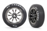 Traxxas Däck & Fälg Fram Svart Krom Drag Slash (2) Traxxas Däck & Fälg Fram Svart Krom Drag Slash (2)