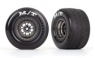 Traxxas Däck & Fälg Bak Matt Svart Krom (2)  Drag Slash Traxxas Däck & Fälg Bak Matt Svart Krom (2)  Drag Slash