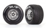 Traxxas Däck & Fälg Bak Krom Drag Slash (2) Traxxas Däck & Fälg Bak Krom Drag Slash (2)