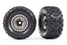Traxxas Däck & Fälg Sledgehammer 3.8'' / Svart 3-delad (med Hjulnav) (2) Traxxas Däck & Fälg Sledgehammer 3.8'' / Svart 3-delad (med Hjulnav) (2)