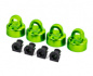 Traxxas Stötdämparlock Alu Grön GTX (4) Traxxas Stötdämparlock Alu Grön GTX (4)