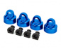Traxxas Stötdämparlock Alu Blå GTX (4) Traxxas Stötdämparlock Alu Blå GTX (4)