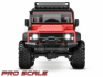 Traxxas LED Ljus Fram- & Bak Set Komplett TRX-4M Defender Traxxas LED Ljus Fram- & Bak Set Komplett TRX-4M Defender