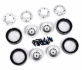 Traxxas Fälg Aluminium Beadlock Silver 1.0" (2) Traxxas Fälg Aluminium Beadlock Silver 1.0" (2)