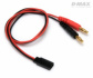 Laddkabel Futaba RX med 4mm banankontakter Laddkabel Futaba RX med 4mm banankontakter