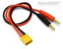 Laddkabel XT60 med 4mm banankontakter Laddkabel XT60 med 4mm banankontakter