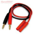 Laddkabel HXT-4mm med 4mm banankontakter Laddkabel HXT-4mm med 4mm banankontakter
