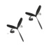 Volantex Propeller Set 3-bladig BF109 400mm (2) Volantex Propeller Set 3-bladig BF109 400mm (2)
