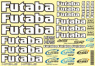 Futaba Original Dekalark bil/bt 18x26cm