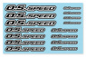 O.S.SPEED Pro Decal 2023 Svart O.S.SPEED Pro Decal 2023 Svart