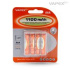 AAA/R3 Batteri NiMH 1100mAh 4-pack AAA/R3 Batteri NiMH 1100mAh 4-pack