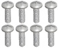 Phillips Skruv M2.5x8mm (8) Phillips Skruv M2.5x8mm (8)