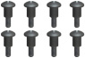 Skruv Halvgängad 2x8mm Skruv Halvgängad 2x8mm