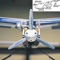 Spinner 3-blad vit 50mm i gruppen RADIOSTYRDA FLYG / Tillbehr / Propeller & spinner / Spinner hos Rynosx4 Hobbyshop AB (13541)