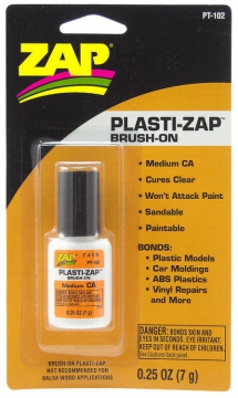 Plasti-ZAP 1/4oz 7gr Brush-On i gruppen Bygg & Verktyg / Byggmaterial / Lim hos Rynosx4 Hobbyshop AB (40PT102)
