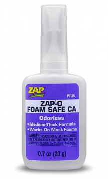 ZAP-O "Luktfri" CA 20gr Foam-safe i gruppen Bygg & Verktyg / Byggmaterial / Lim hos Rynosx4 Hobbyshop AB (40PT25)