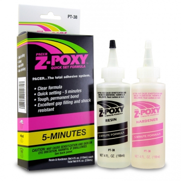 Z-Poxy 5-minuter 236.5ml i gruppen Bygg & Verktyg / Byggmaterial / Lim hos Rynosx4 Hobbyshop AB (40PT38)