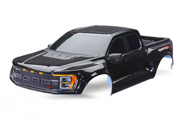 Traxxas Kaross Ford Raptor R Komplett Svart i gruppen RADIOSTYRD BIL / Tillbehr / Karosser & tillbehr hos Rynosx4 Hobbyshop AB (4210112-BLK)