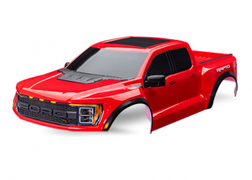 Traxxas Kaross Ford Raptor R Komplett Rd i gruppen RADIOSTYRD BIL / Tillbehr / Karosser & tillbehr hos Rynosx4 Hobbyshop AB (4210112-RED)