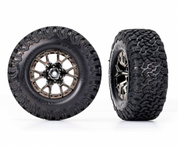 Dck & Flg BFGoodrich All-Terrain T/A Svartkrom 2.2/3.0'' 2WD Fram (2) i gruppen Fabrikat / T / Traxxas / Dck & Flg hos Rynosx4 Hobbyshop AB (4210186-BLKCR)