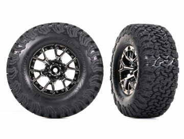 Traxxas Dck & Flg BFGoodrich All-Terrain T/A Svartkrom 2.2/3.0'' 2WD Fram/4WD (2) i gruppen RADIOSTYRD BIL / Reservdelar / Traxxas Delar hos Rynosx4 Hobbyshop AB (4210187-BLKCR)