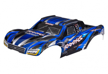 Traxxas Kaross Maxx Slash Bl i gruppen RADIOSTYRD BIL / Tillbehr / Karosser & tillbehr hos Rynosx4 Hobbyshop AB (4210211-BLUE)